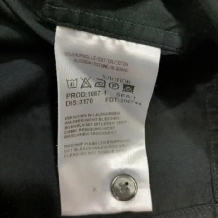 Chemise à manches longues noire - Hugo Boss - 32/33 A1086 - photo numéro 6