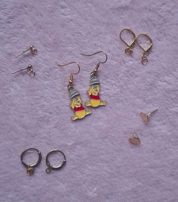 Boucles d'oreilles Winnie L'ourson - Disney
