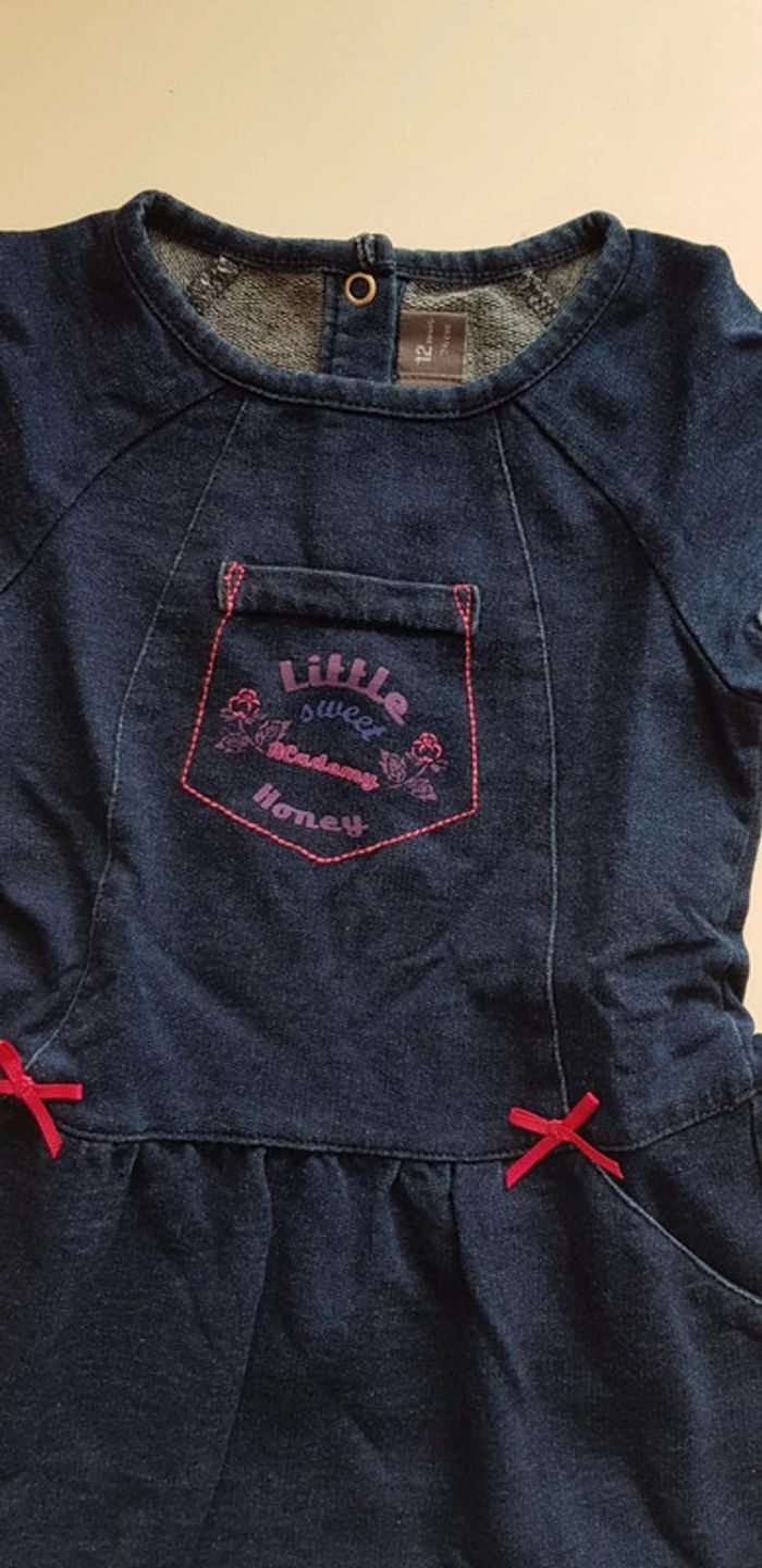 Robe en jean Orchestra 12 mois - photo numéro 3