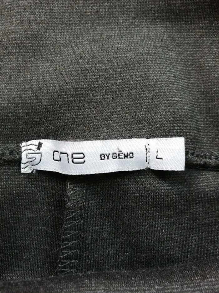 Legging épais gris foncé à reliefs sur genoux / gémo / (L) - photo numéro 9