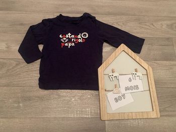 Haut manche longue bleu marine