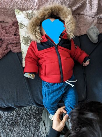 Doudoune manteau ikks 6 mois neuf