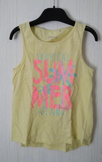 débardeur jaune orchestra 8 ans