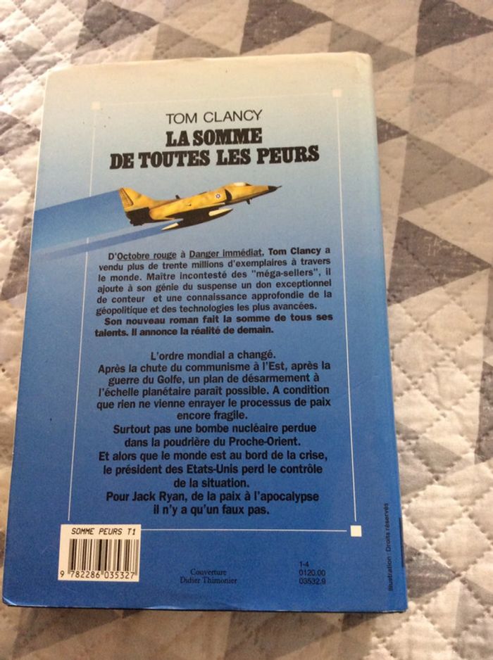 #la somme de toutes les peurs Tom Clancy - photo numéro 4
