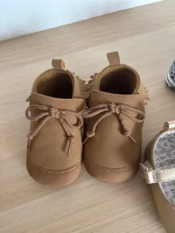 Lot 3 paires Chaussures bébé - photo numéro 2