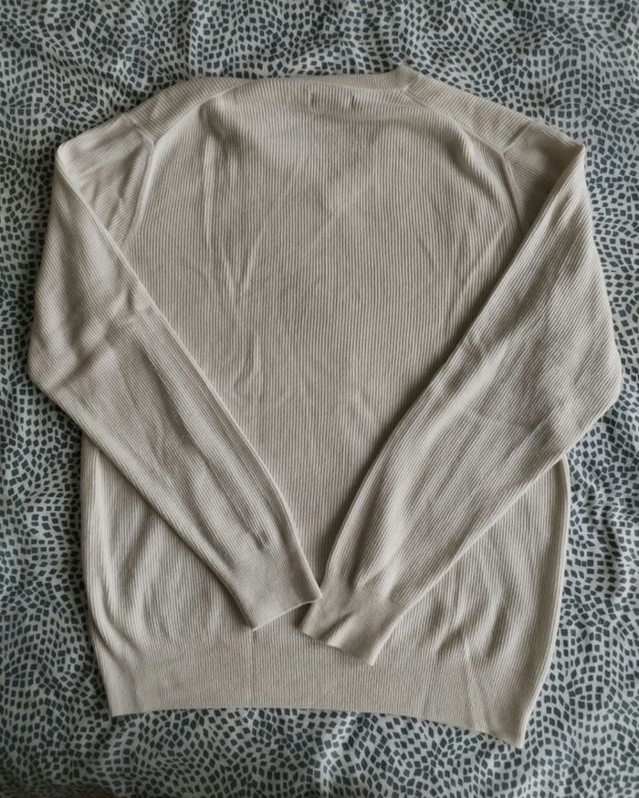 Pull homme blanc XL Galeries Lafayette - photo numéro 4