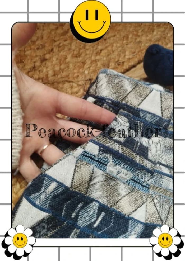 Jupe camaïeu 38 bleue neuve - photo numéro 7