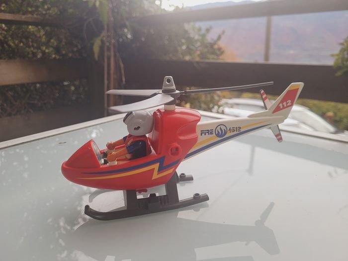Gros lot Playmobil Pompier 🚁 Hélicoptère, bateau, voiturette et camion 🚒 - photo numéro 5