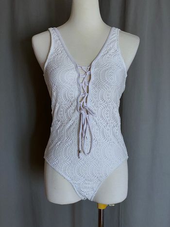 Maillot de bain blanc Missguided