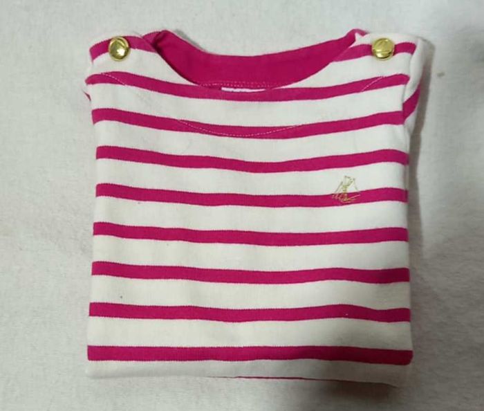 Robe marinière rose Petit Bateau - photo numéro 3