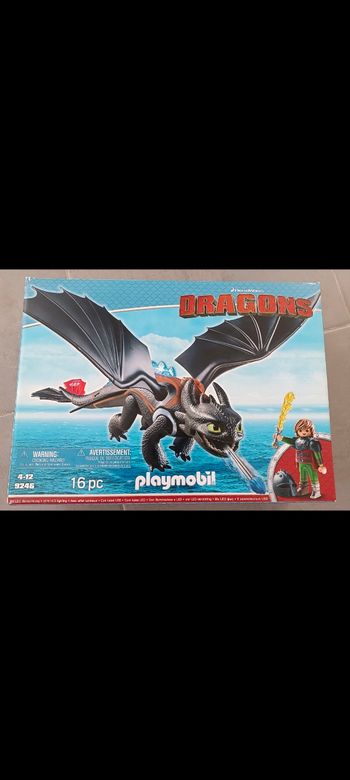Playmobil  Dragons 9246 - Harold et dragon Krokmou