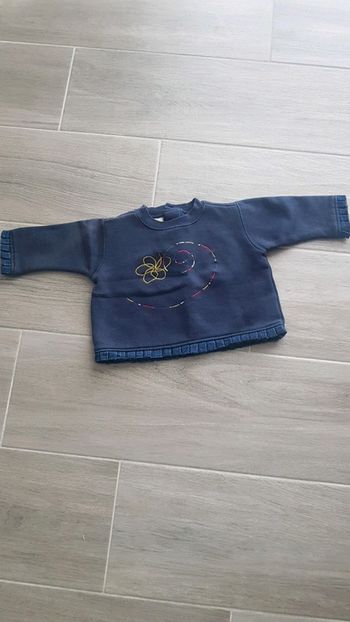 Pull 12 mois bleu marine