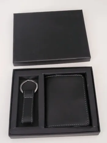 Coffret porte monnaie + porte clé
