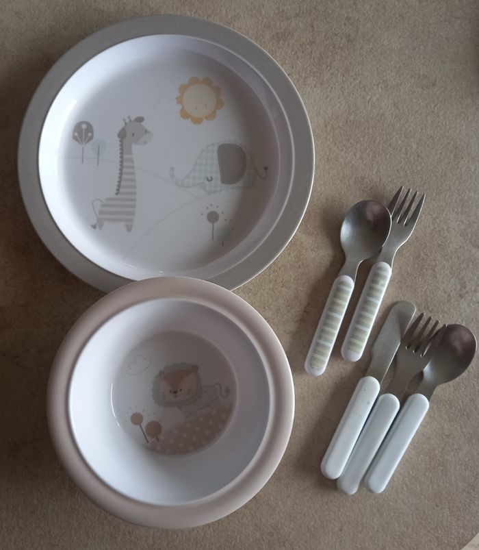 Lot repas bébé savane