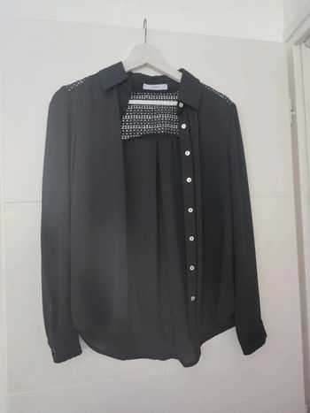 Chemise noire Mango