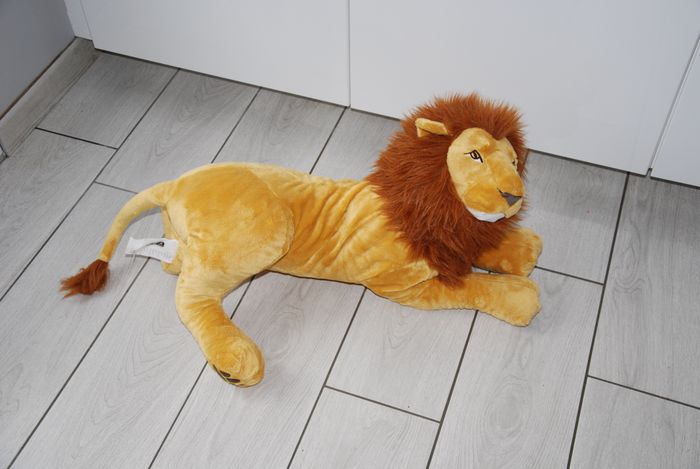 grand lion Peluche Djungelskog 70 cm