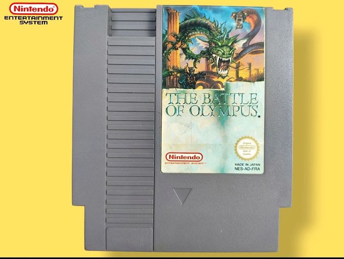 Lot 2 cartouche de jeu Nintendo NES Battle of Olympus + Pinball - photo numéro 4
