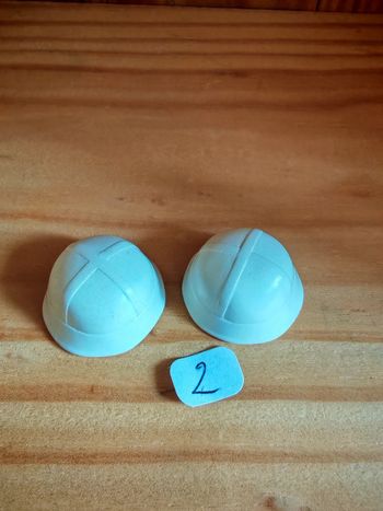 Playmobil vintage 2 chapeaux blanc 3782 3258