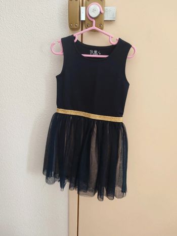 Robe de soirée avec collant pailleté
