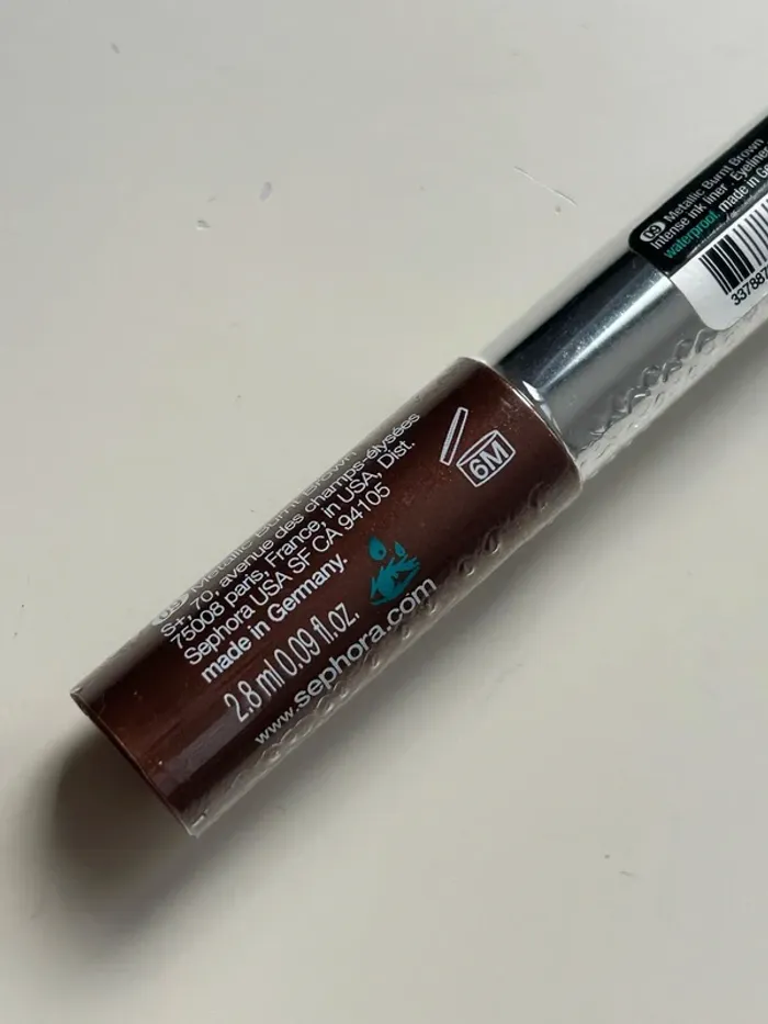 Eyeliner liquide Metallic Burnt Brown Sephora neuf - photo numéro 4