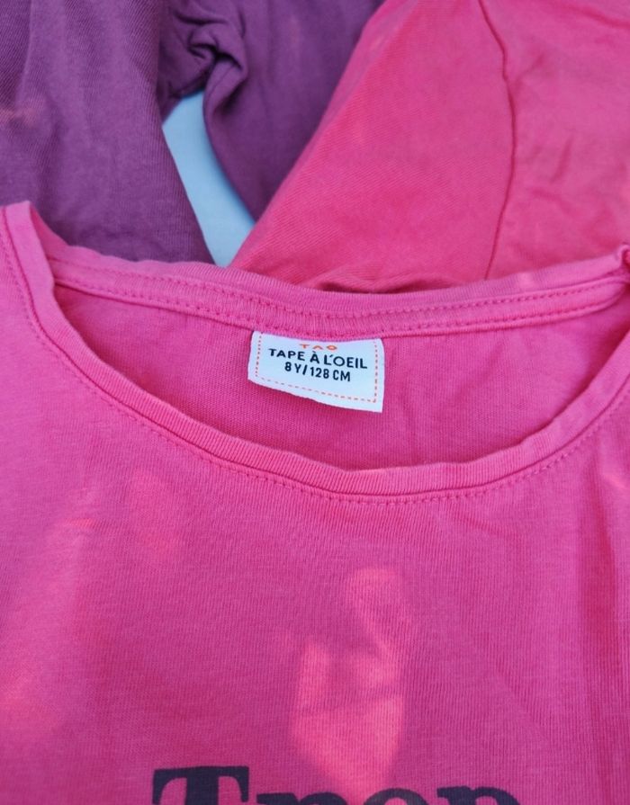 Lot 3 t-shirts manches longues Tape à l'œil 8 ans - photo numéro 5