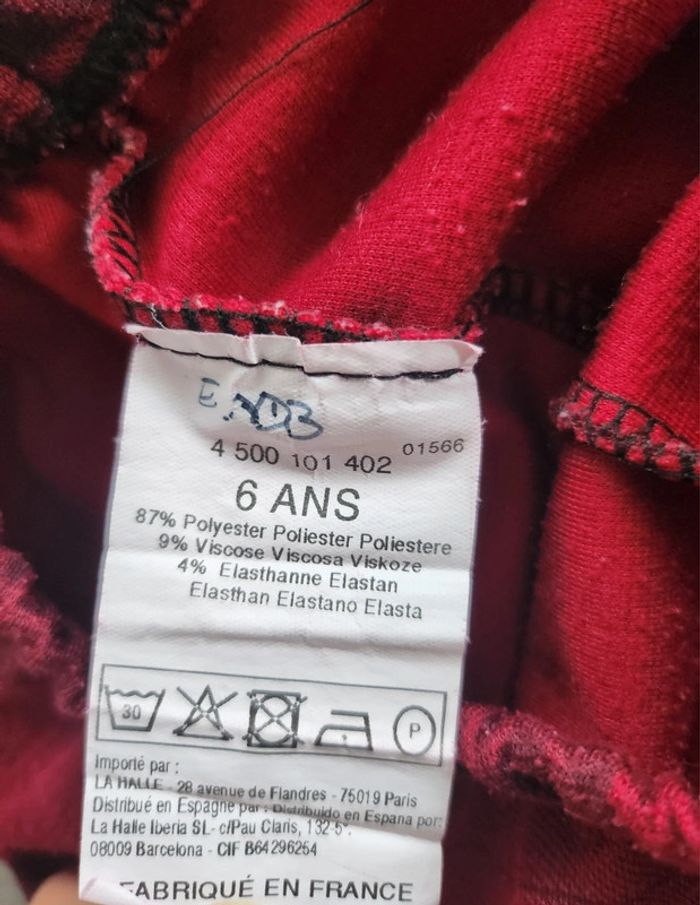 Pantacourt à carreaux fille 6 ans - photo numéro 3
