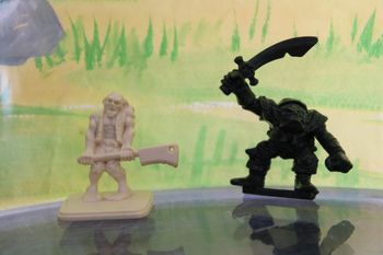 Lot figurines hero quest vintage