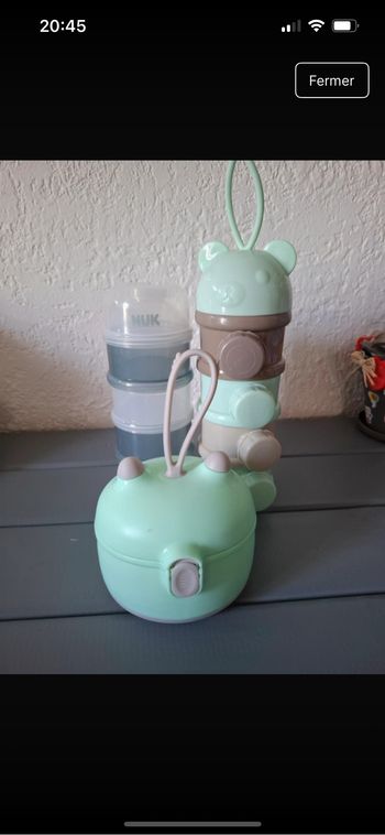 Boîte doseuse à lait