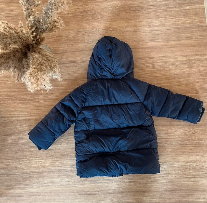 Manteau fourré bleu Primark - photo numéro 3