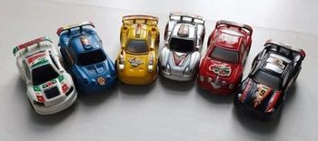 Lot de 6 voitures de course