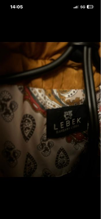 Blouson moutarde Barbara Lebek 