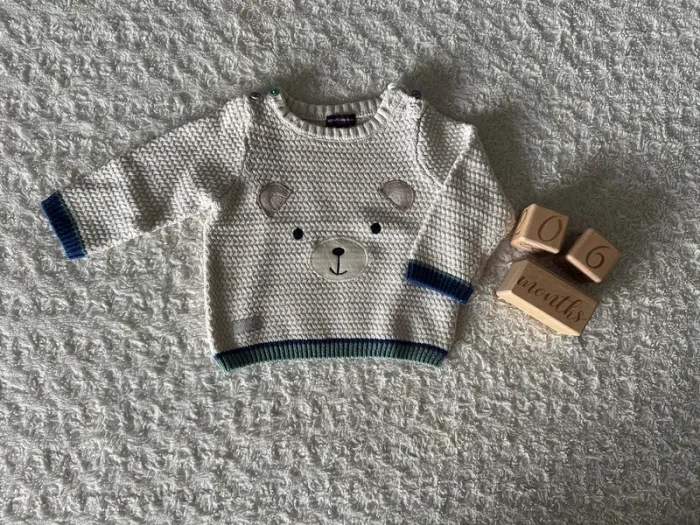 Pull tricot sergent major 6 mois