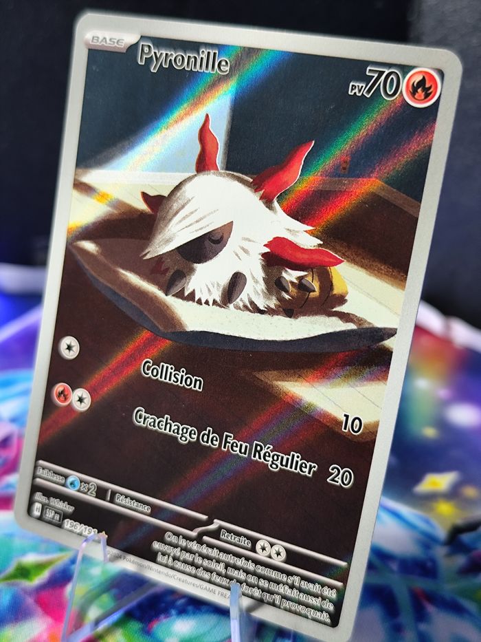 Carte pokémon neuve 🇨🇵 Pyronille 196/191 Étincelles Déferlantes - photo numéro 3