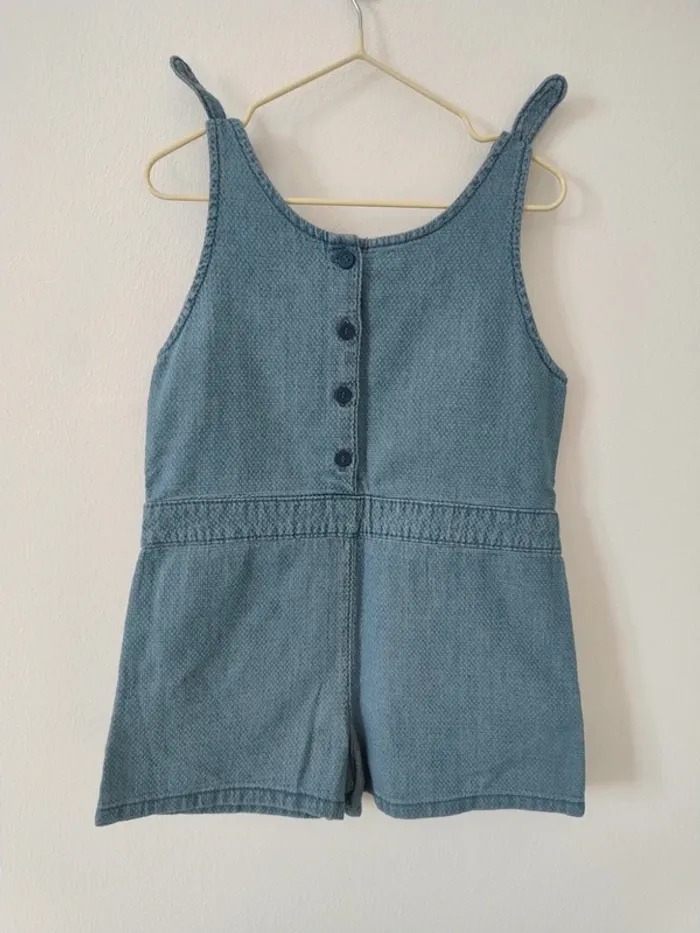 Combi shorts fille en 100% coton - photo numéro 5