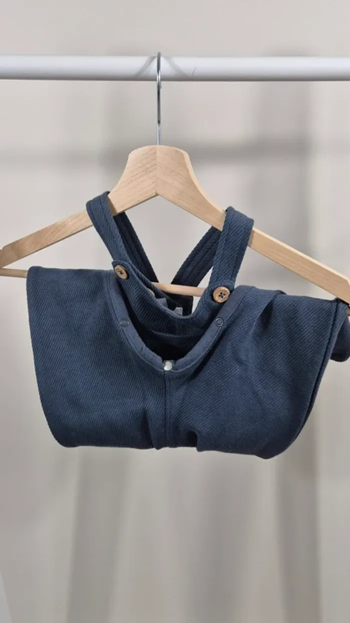 Salopette bébé Noppies – 6 mois – Bleu marine - A10 - photo numéro 4