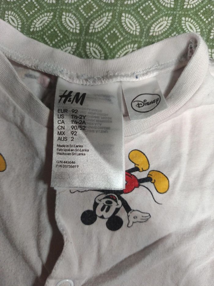 Combinaison légère Mickey et polo lulu castagnette - photo numéro 4
