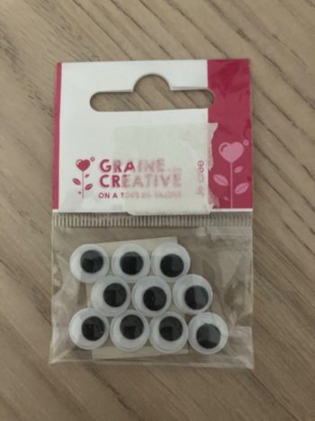 Loisir créatif yeux 10 mm