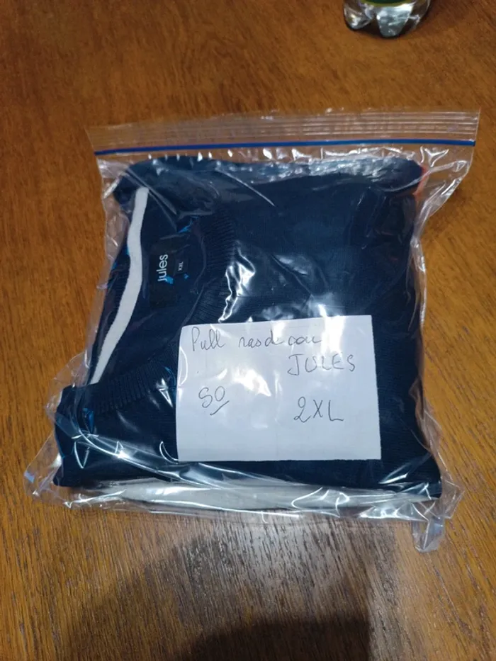 Pull Marine-gris Jules XXL - photo numéro 8