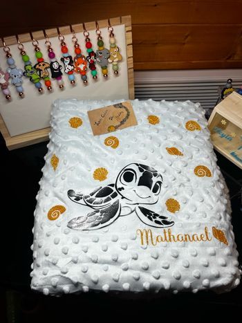 Couverture personnalisée tortue