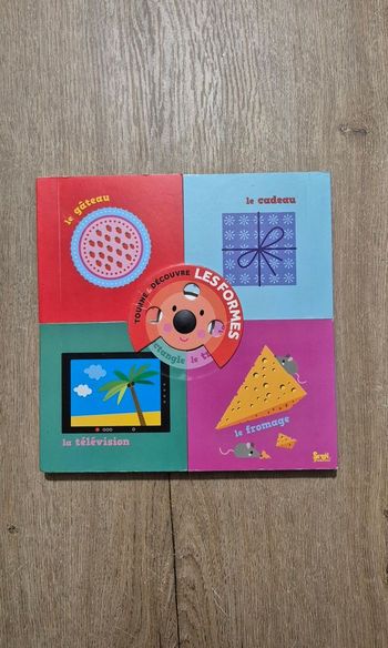 Grand livre imagier 4 en 1 : Les formes