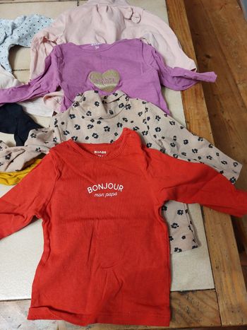 Lot t shirt manches longues