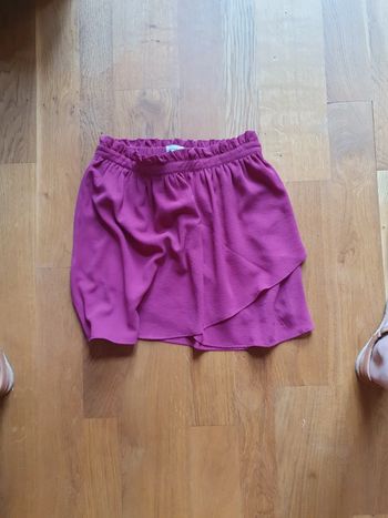 Jupe naf naf rose framboise