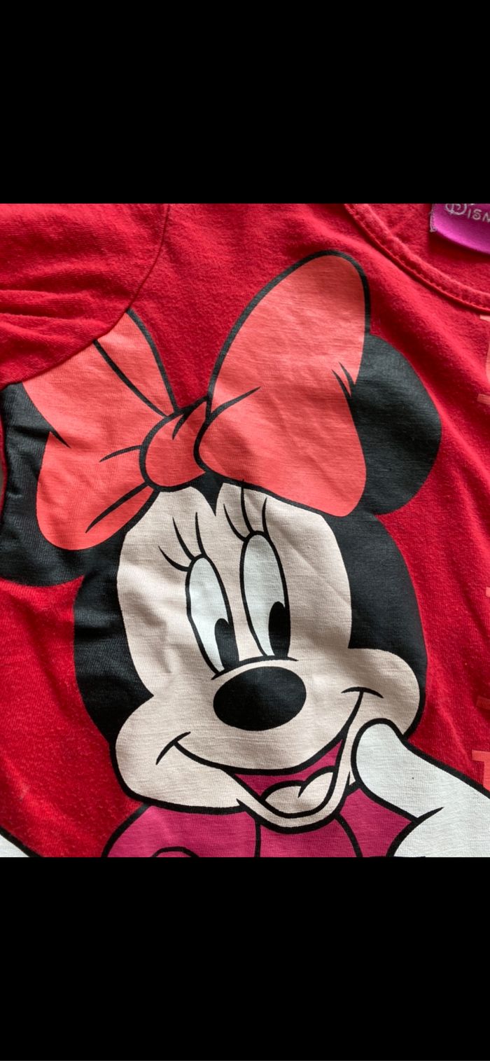 Tee shirt manches longues Minnie Disney 6 ans - photo numéro 6