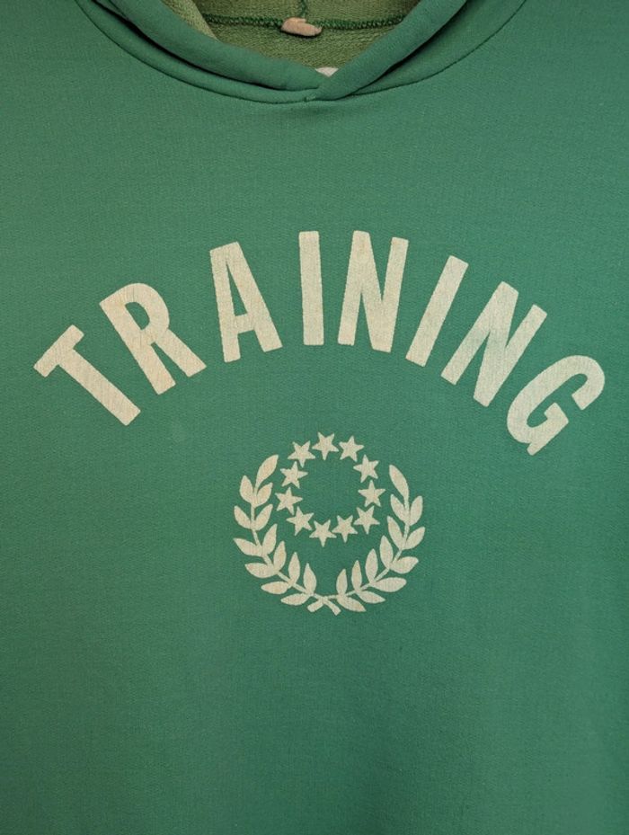 Sweat à capuche vintage Dropnyl Helanca - Vert - photo numéro 3