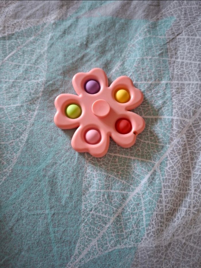 Pop-it spinner fleur