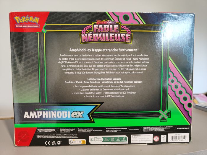 Coffret Amphinobi ex collection illustration spéciale - Pokémon ev6.5 fable nébuleuse FR - photo numéro 2
