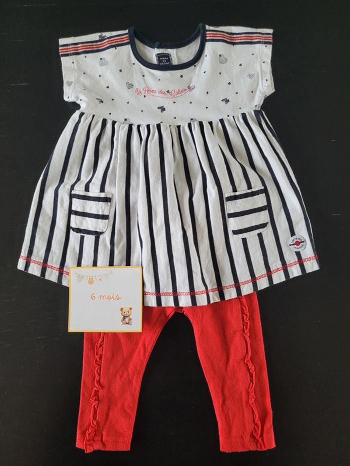 Lot ensembles été fille 6 mois - photo numéro 7