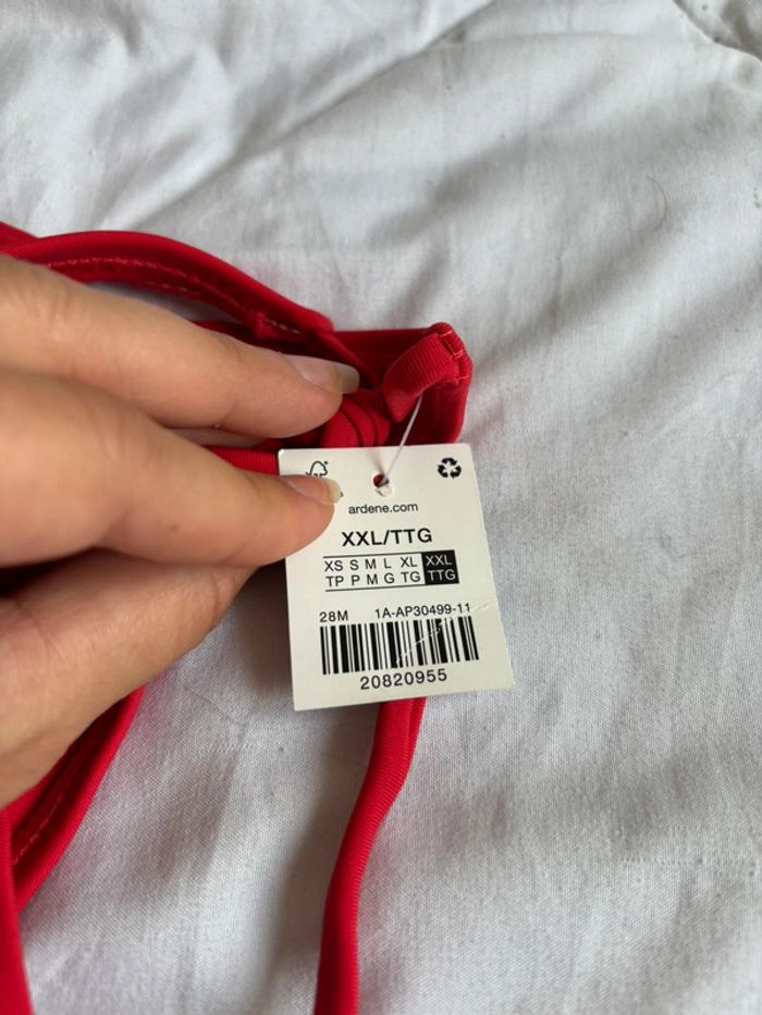 Lot 2 bas de maillot de bain Ardene rouge et bleu taille XXL/44 neuf - photo numéro 5