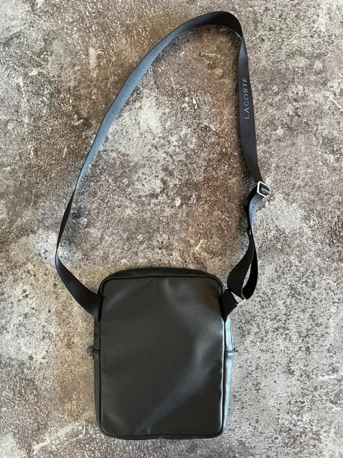 Sacoche bandoulière noire homme Lacoste Bolso bandolera hombre Borsa tracolla uomo Herren - photo numéro 3
