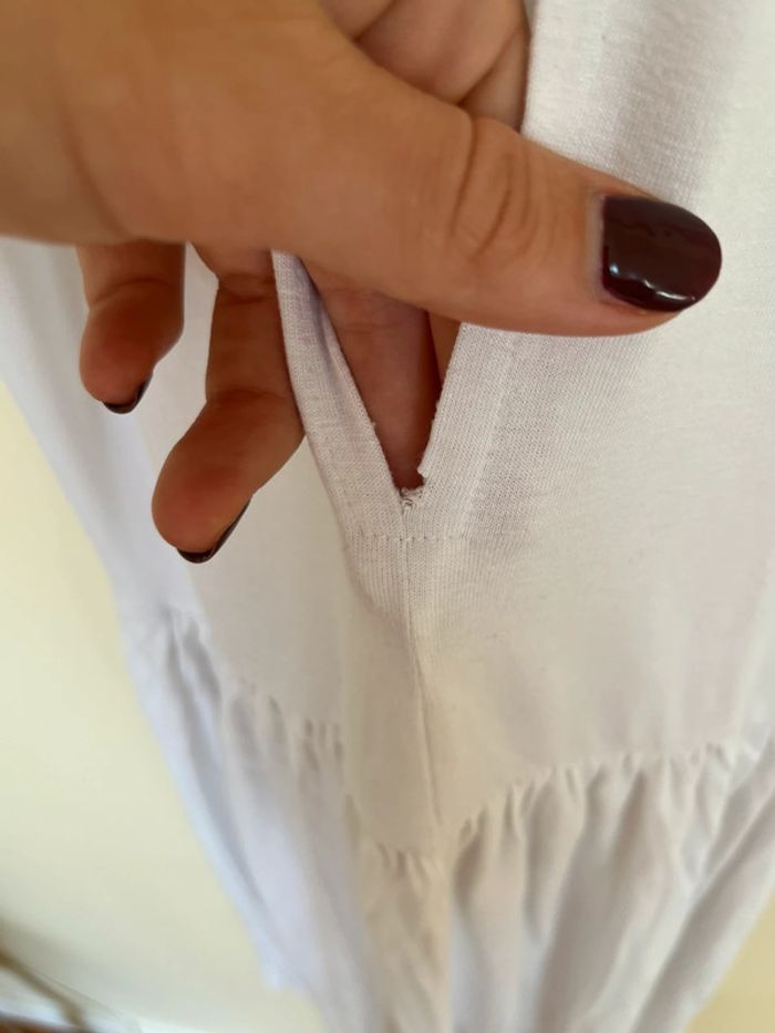Robe blanche légère pour l'été - white summer dress - photo numéro 12
